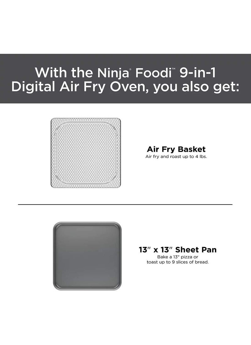 Ninja Ninja Foodi 9in1 Digital Oven Air Fry Air Roast Broil Bake Bagel Toast Dehydrate Keep Warm and Reheat  Stainless Steel  - Image 5