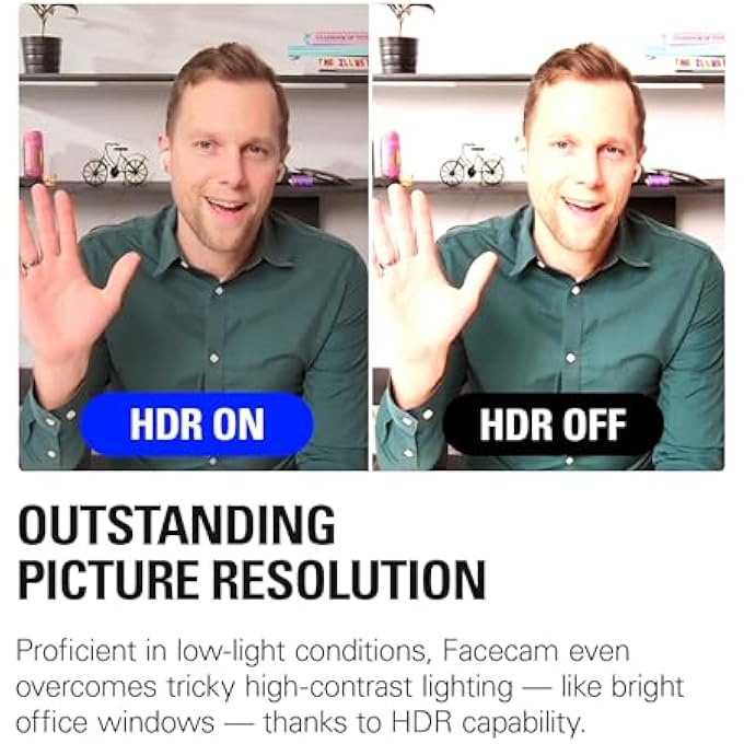 rayihni FACECAM MK.2 – 1080P60 FULL HD WEBCAM, ULTRA LOW-LATENCY STREAMING, PRO LOW-LIGHT PERFORMANCE, LIFELIKE COLOURS, DSLR-STYLE APP CONTROL, HDR & CINEMATIC FX, FOR ZOOM/TEAMS, WORKS WITH PC/MAC - Image 3