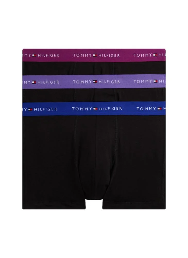 TOMMY HILFIGER 3-Pack Signature Repeat Logo Waistband Trunks