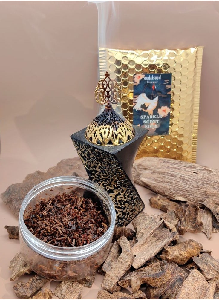 OUDALSOUD - OUD Agarwood Bakhoor Incense/80 gram - Image 1