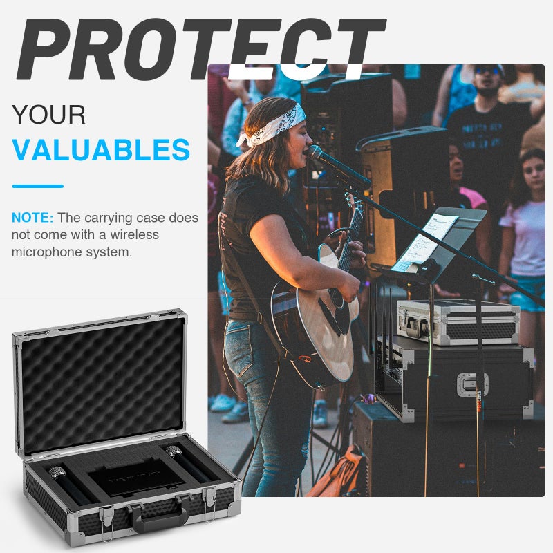Phenyx Pro Medium Size Carrying Case, Customizable Pre-Diced Foam, Aluminum Alloy Sturdy Build, Suitable for Wireless Mic System Storage & Camera Gear Transportation - Image 5