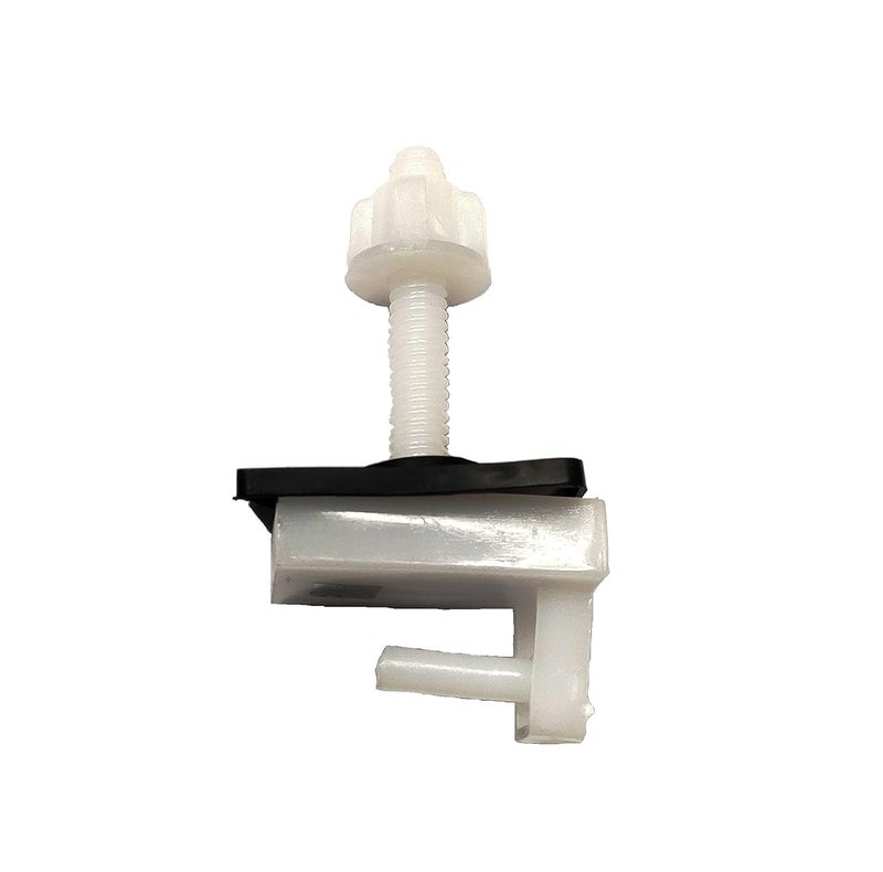 NEW WARE زوج من مفصلات غطاء مقعد المرحاض البلاستيكي نوع بارى مع صندوق تثبيت (بلاستيك؛ أبيض) - Image 3