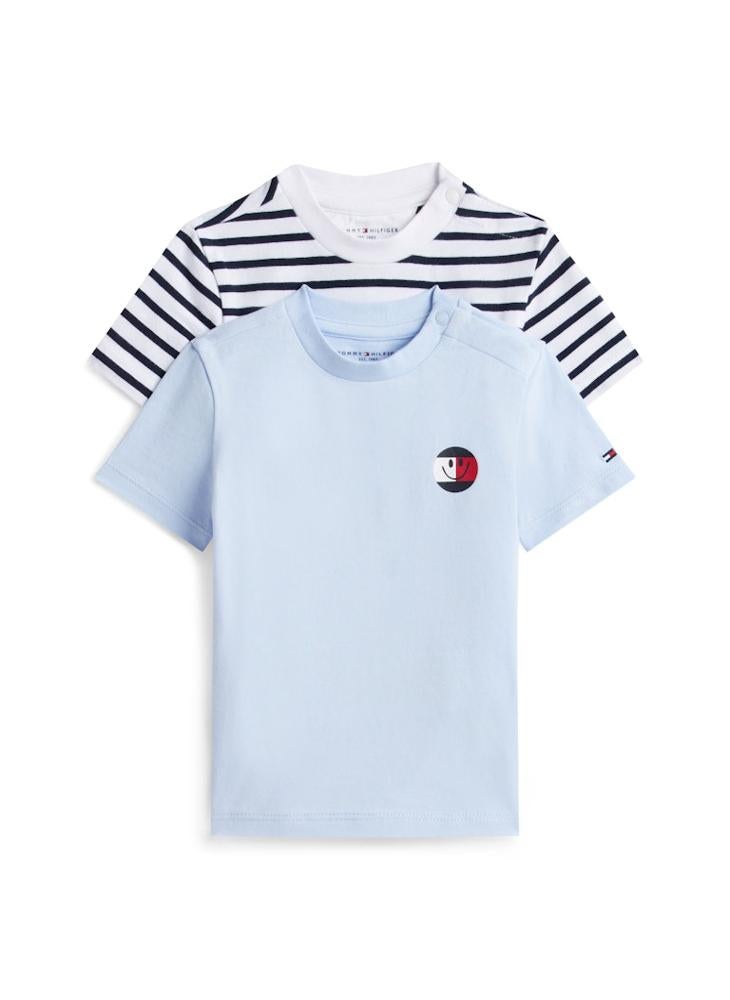 TOMMY HILFIGER 2-Pack Back Smiley Logo Jersey T-Shirts - Image 1