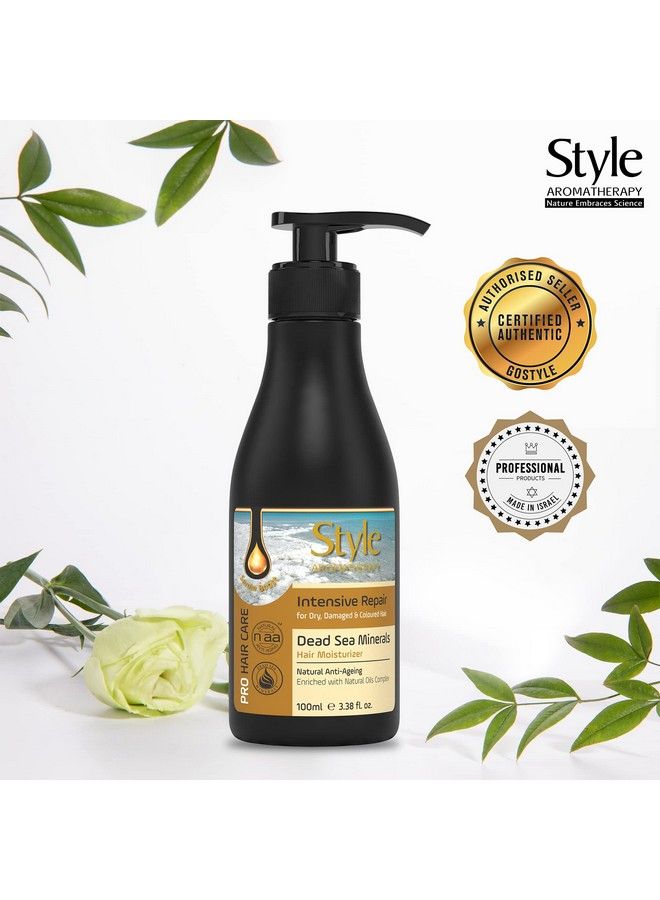 style aromatherapy Professional Repair Nourishing Leavein Moisturizer Hair Cream For Dry Damaged Coloured Dull Frizzy Hair 100Ml - Image 5