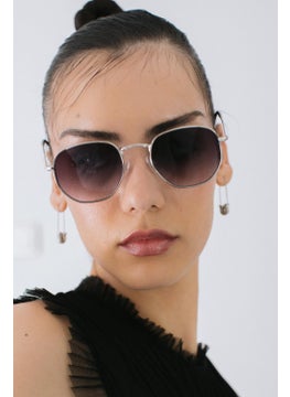 Bilge Karga Bilge Crow Vilda Silver Black Gradient Sunglasses  - Image 2