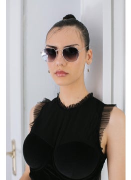 Bilge Karga Bilge Crow Vilda Silver Black Gradient Sunglasses  - Image 4
