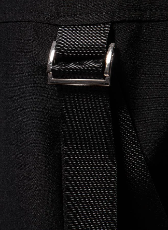 Take Two Black Black Solid Regular Fit Spread Collar Shirt for Men | Best Price UAE