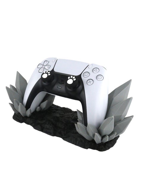 Elegant Crystal-Inspired PS5 Controller Holder with a Modern Design