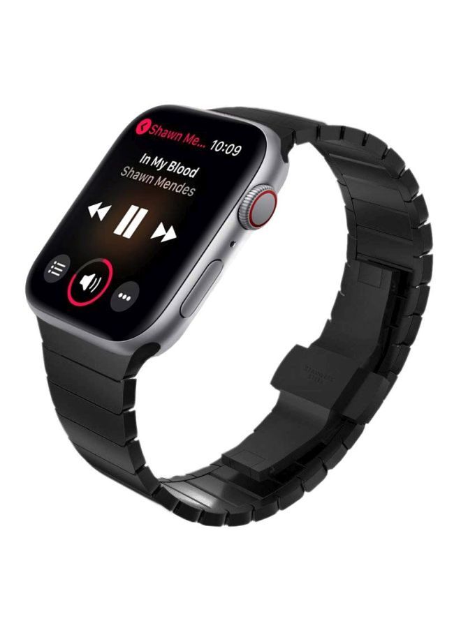 نيبمينينت سوار بديل لساعة أبل 42 مم من سلسلة 1/ 2/ 3 أسود - Image 1