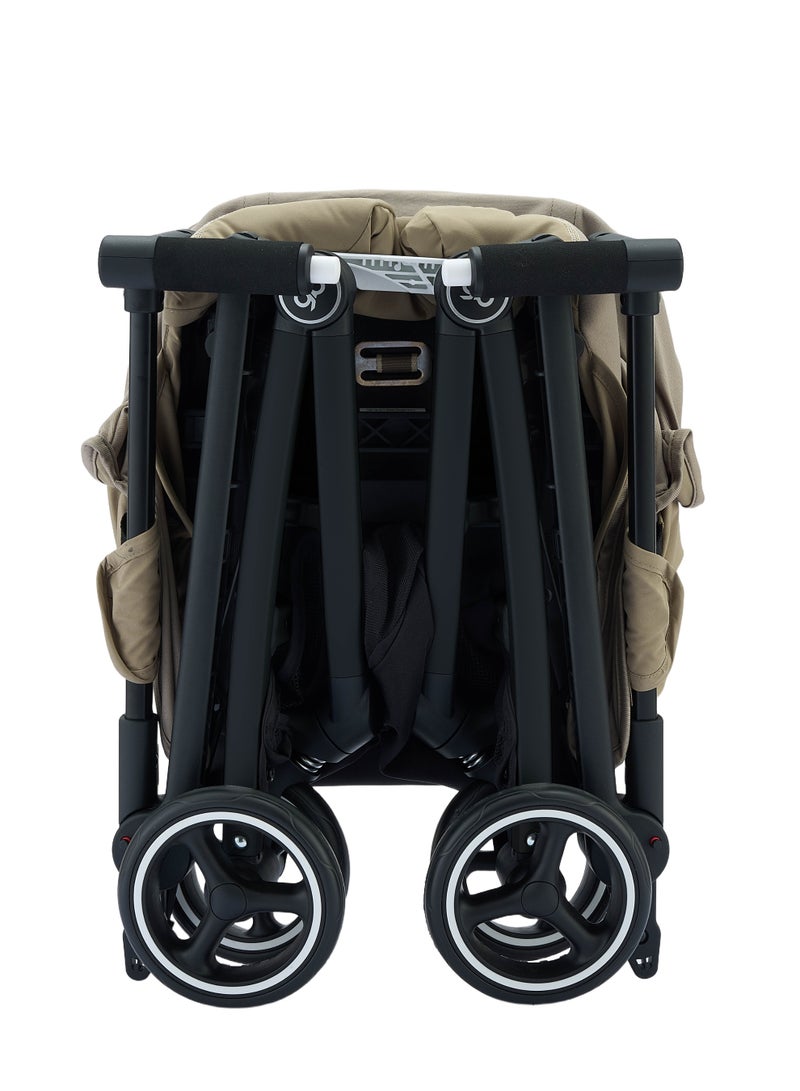 جي بي عربة أطفال Goodbaby Pockit All City Fashion Edition فائقة الصغر مع منسوجات فاخرة، تعليق سلس وقابلة للطي جاهزة للسفر - Image 4