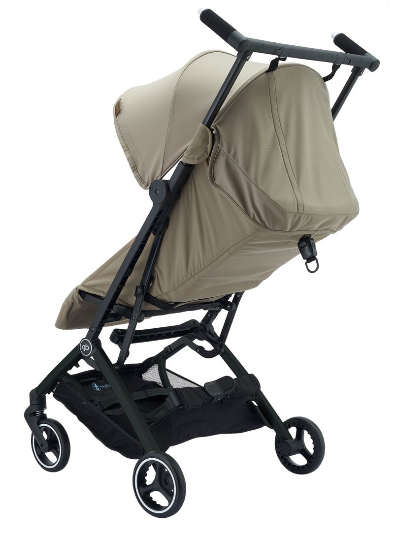 جي بي عربة أطفال Goodbaby Pockit All City Fashion Edition فائقة الصغر مع منسوجات فاخرة، تعليق سلس وقابلة للطي جاهزة للسفر - Image 2