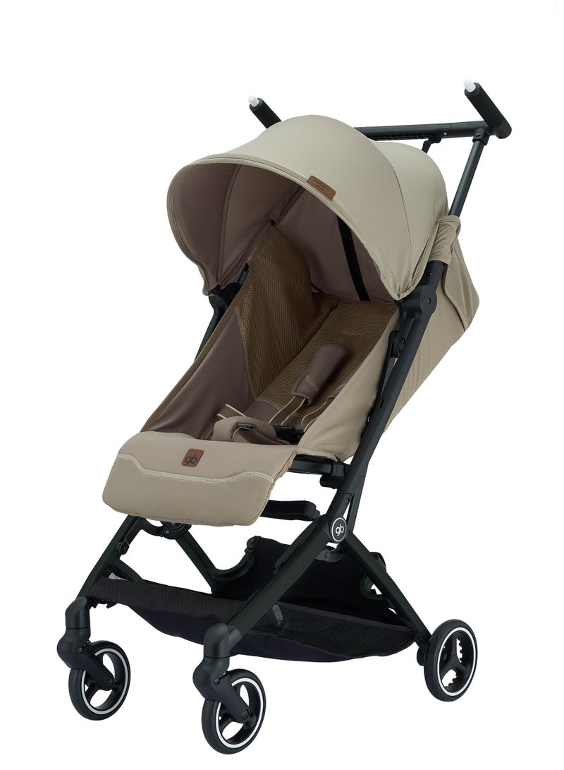 جي بي عربة أطفال Goodbaby Pockit All City Fashion Edition فائقة الصغر مع منسوجات فاخرة، تعليق سلس وقابلة للطي جاهزة للسفر - Image 1