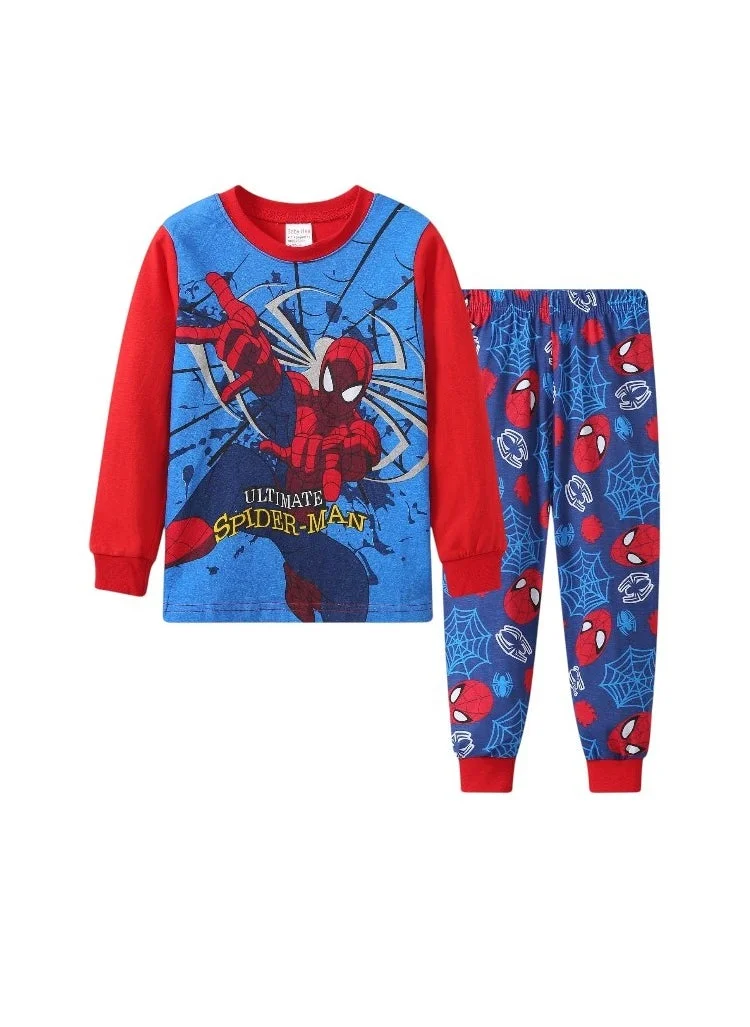 D'Daniela Daniel - Boys' Spider-Man Hero Pajama Set - Long Sleeve