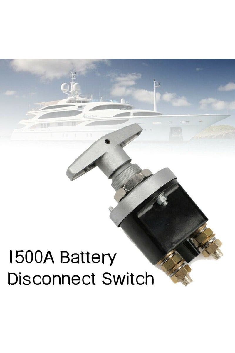 إيروريكس مفتاح فصل بطارية شديد التحمل 12-24 فولت 1500 أمبير مع عازل بطارية سيارة العضلات Rush Keep It Clean... - Image 1