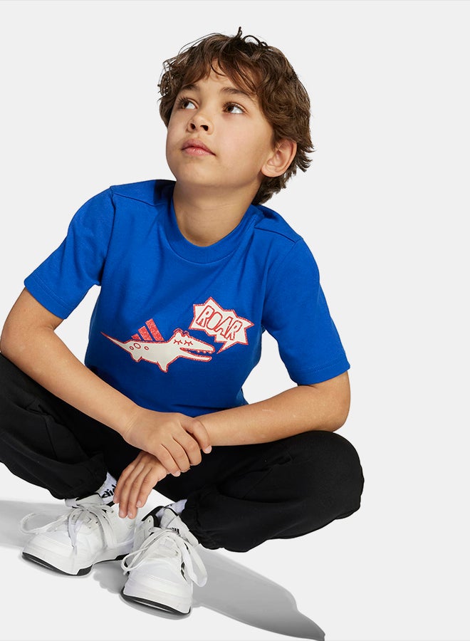 Adidas Adiraptor Graphic T-Shirt Kids - Image 4