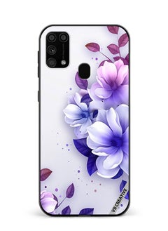 VR CREATIVE Protective Case Cover For Samsung Galaxy M31/M31 Prime Flower Design Multicolour  - Image 1
