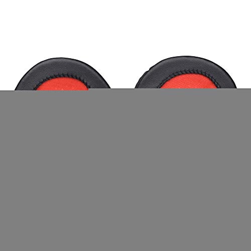 CONVELIFE SA-902 Earpads Replacement Protein Leather Memory Foam Ear Pads Cushion Cover Compatible with Sades SA-902 SA-903 SA-906 Headphones (Red) - Image 2