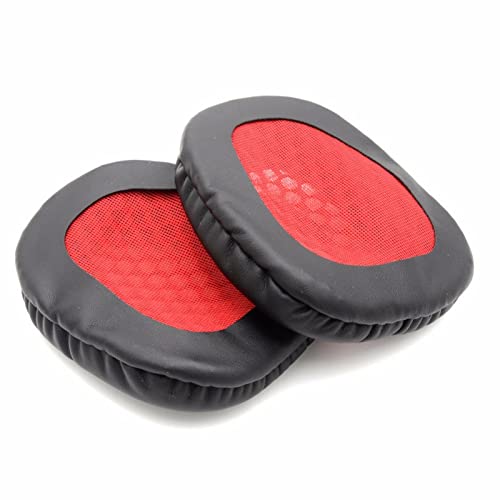 CONVELIFE SA-902 Earpads Replacement Protein Leather Memory Foam Ear Pads Cushion Cover Compatible with Sades SA-902 SA-903 SA-906 Headphones (Red) - Image 5