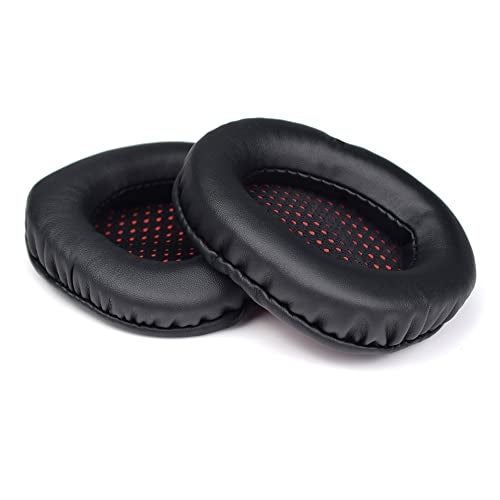 CONVELIFE SA-902 Earpads Replacement Protein Leather Memory Foam Ear Pads Cushion Cover Compatible with Sades SA-902 SA-903 SA-906 Headphones (Red) - Image 3