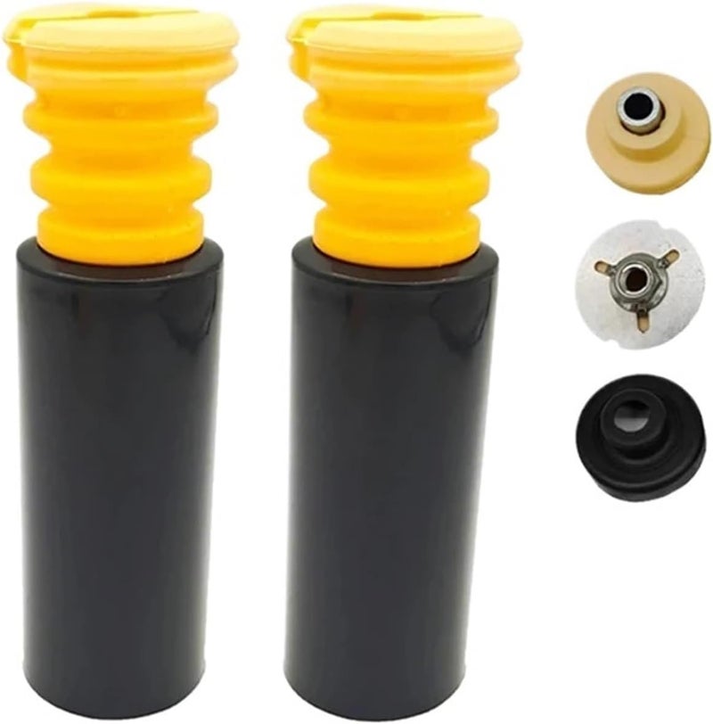 QASULER Car Rear Suspension Strut Bumper Shock Absorber Set - Image 2