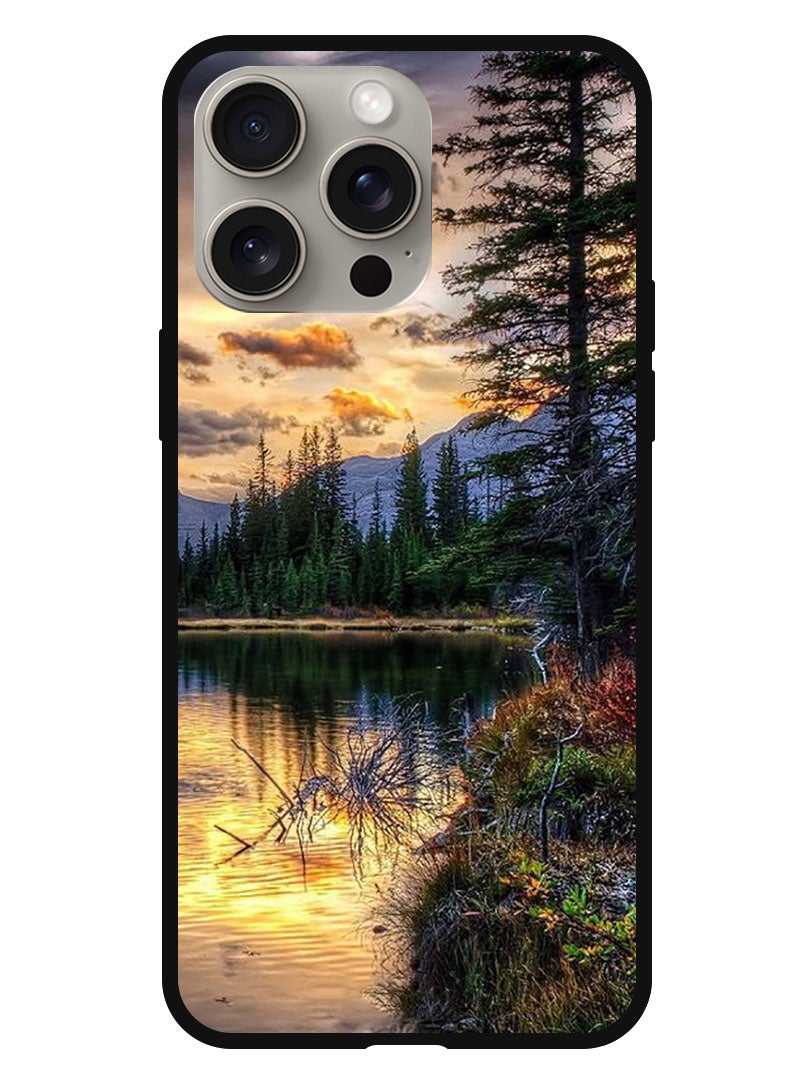 Theodor Protective Case Anti Scratch Shock Proof Bumper Cover For iPhone 15 Pro Max Nature - Image 1