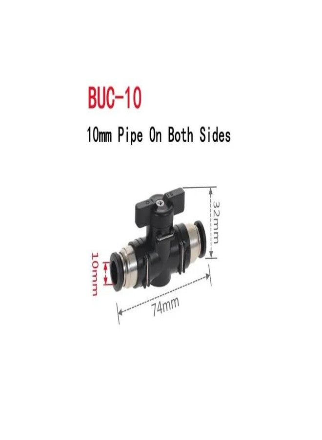 CentIoT - Pneumatic connector Push In Fittings For Air Hose and Tube Connector BUC Valve (10MM) - Image 3