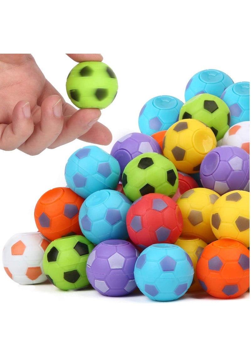 SYOSI Kids Party Favors Goodie Bag Stuffers 12 Pack Mini Sport Fidget Soccer Stress Balls Game Classroom Prizes Return Gifts for Kids Birthday Party  Random Color - Image 1