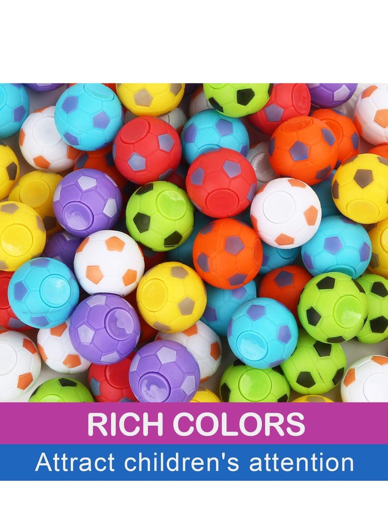 SYOSI Kids Party Favors Goodie Bag Stuffers 12 Pack Mini Sport Fidget Soccer Stress Balls Game Classroom Prizes Return Gifts for Kids Birthday Party  Random Color - Image 3