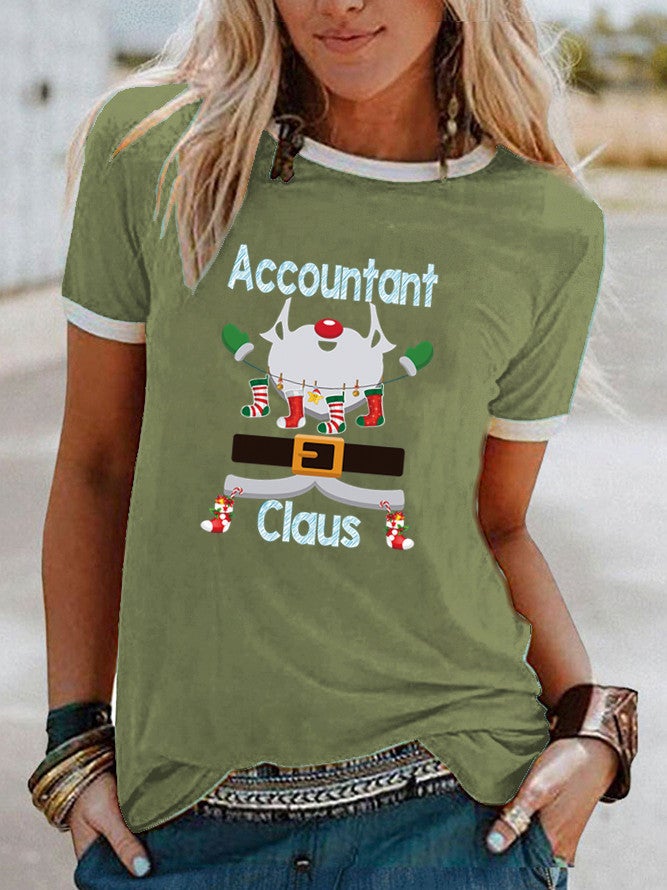 wish independent station animal flower pattern printed short-sleeved T-shirt for women - Image 4