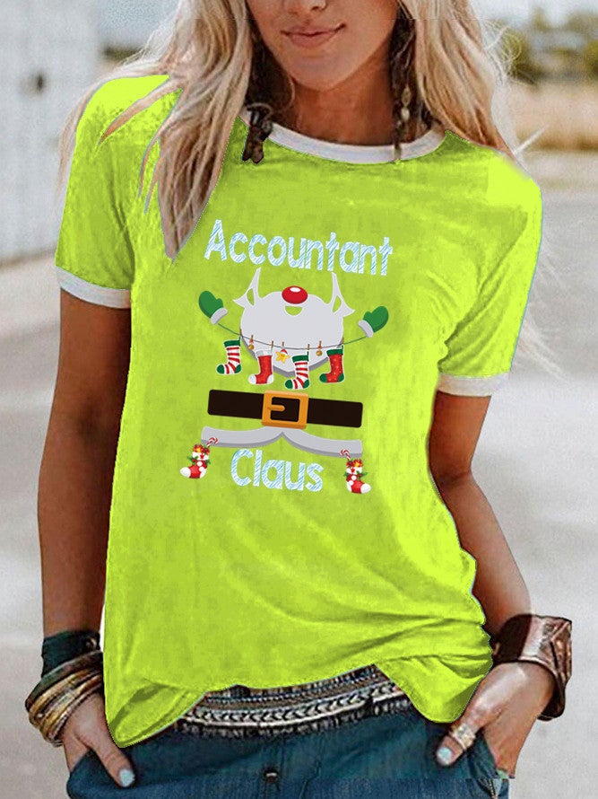 wish independent station animal flower pattern printed short-sleeved T-shirt for women - Image 1