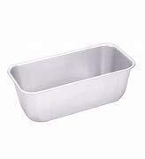 DiBha Aluminum Tin Multipurpose Rectangle Shaped Cake/Bread Loaf Mold/Moulds/Tray Pan for Oven (Silver, Size 21x11x 6 cm) - Image 2