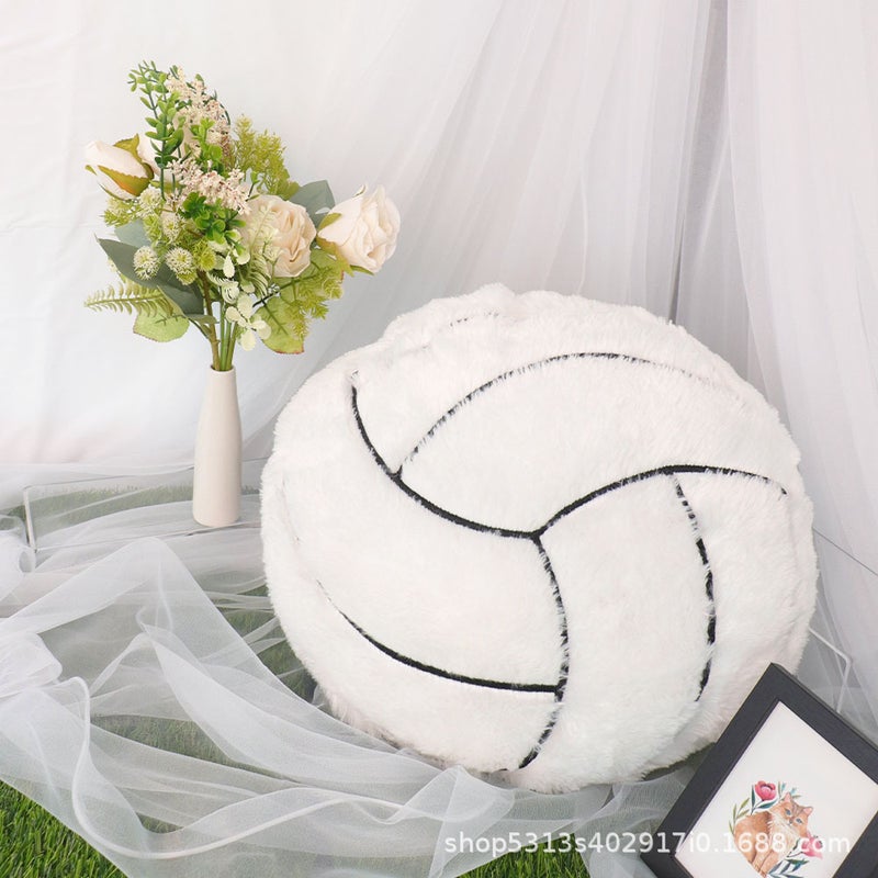 New Product Sports Pillow Fluffy Filled Football Plush Pillow Rugby Soft Filled Basketball Baseball - Image 5