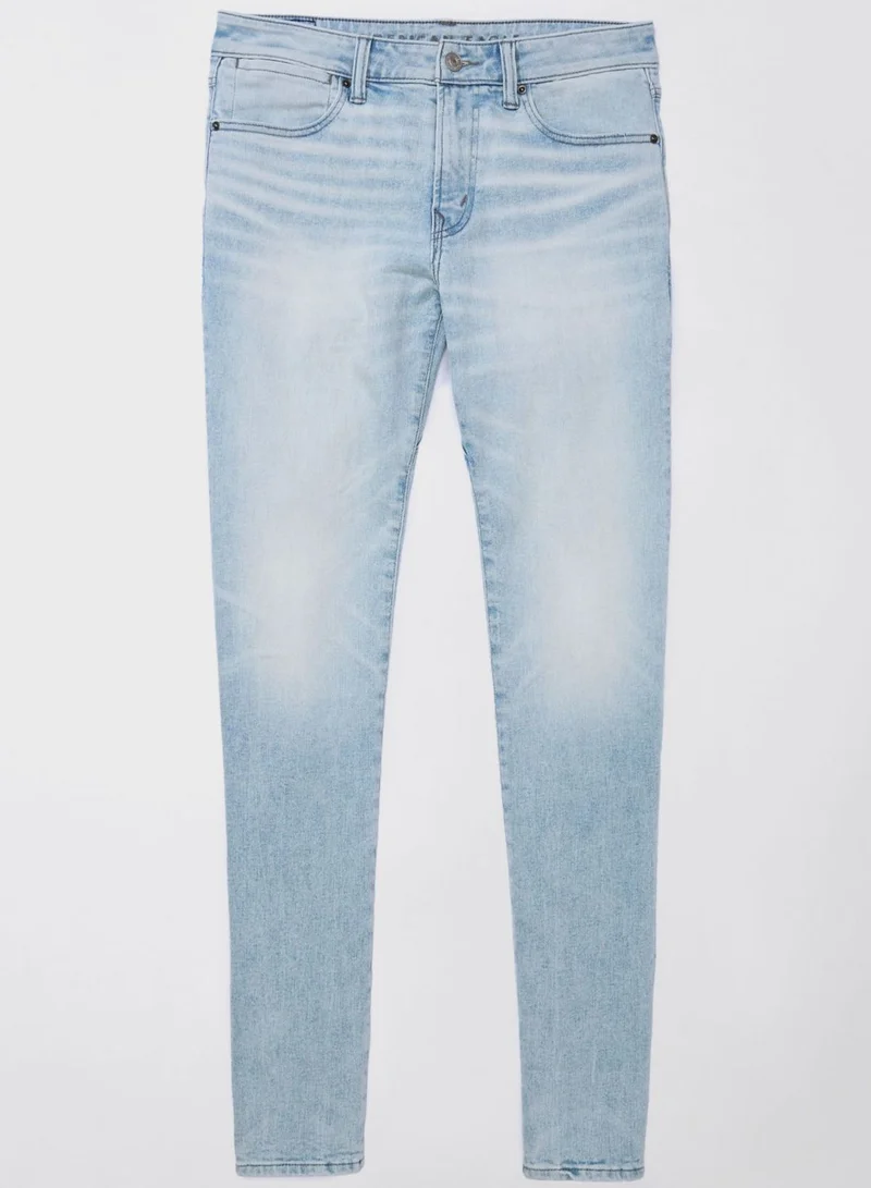 American Eagle Light Wash Skinny Fit Jeans