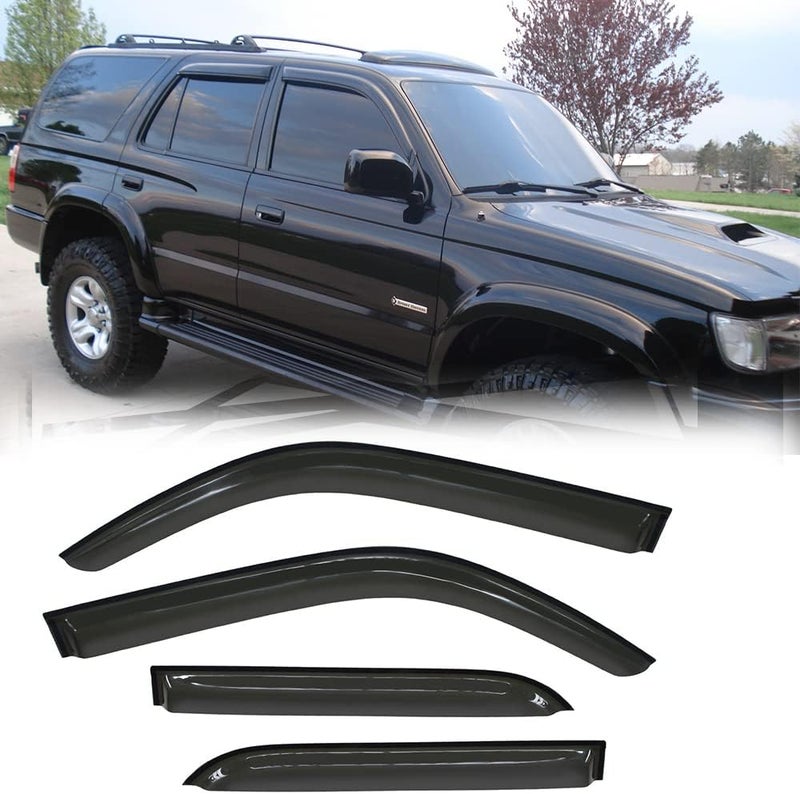 Deebior 94751 Original Side Window Wind Deflector Set for 1996-2002 Toyota 4Runner - Image 1