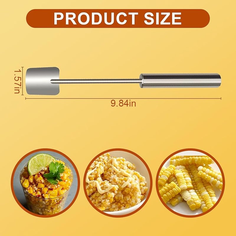 Corn Peeler Corn Peeler for Corn on The Cob,2026 Upgraded Corn Cob Stripper Cutter Remover for Women, Home Kitchen Dining Enthusiasts Gadget Indoor (1PACKS) - Image 4