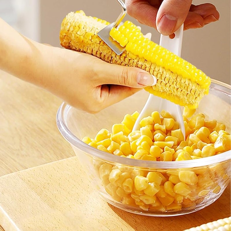 Corn Peeler Corn Peeler for Corn on The Cob,2026 Upgraded Corn Cob Stripper Cutter Remover for Women, Home Kitchen Dining Enthusiasts Gadget Indoor (1PACKS) - Image 3