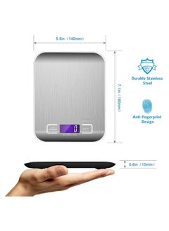 RoyalPolar Food Scale, Multifunction Digital Kitchen Scale High Accuracy Electronic Food Weight with Large LCD Display, Stainless Steel Platform(silver, 10) - pzsku/Z130BD63926C2BC2B8C63Z/45/_/1648029306/019ef25d-55d4-4aae-8ddb-0459f7dd047b