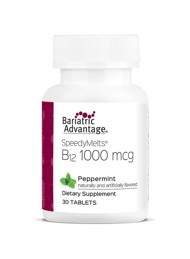 Bariatric Advantage B12 Speedy Melts Vitamin B12 1000 Mcg Supplement Fast Melting With 200 Mcg Of Folic Acid For Nutritional Support Peppermint 30 Count - Image 2
