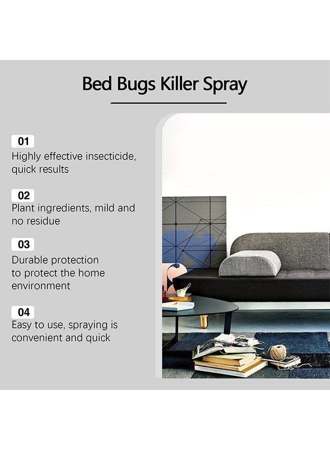 Jakehoe Bed Bugs Insect Repellent Spray 120ml, Indoor Roach, Flea, Bedbug and Moth Repellent, No Stains, Fresh Scent - Image 2
