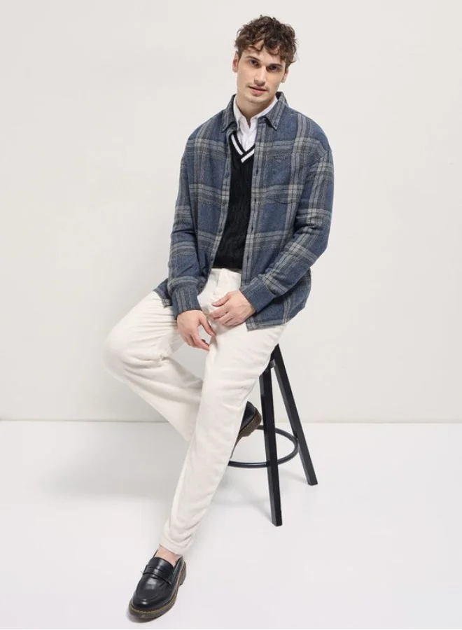 THE BEAR HOUSE Men's Shirt for Casual and Formal Wear | Classic Button-Down Style for Office, Daily Use, Travel, Events & All-Season Outfits | Versatile & Stylish Wardrobe Essential for Every Occasion