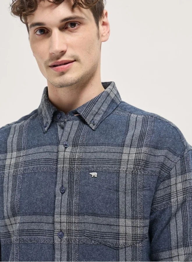 THE BEAR HOUSE Men's Shirt for Casual and Formal Wear | Classic Button-Down Style for Office, Daily Use, Travel, Events & All-Season Outfits | Versatile & Stylish Wardrobe Essential for Every Occasion