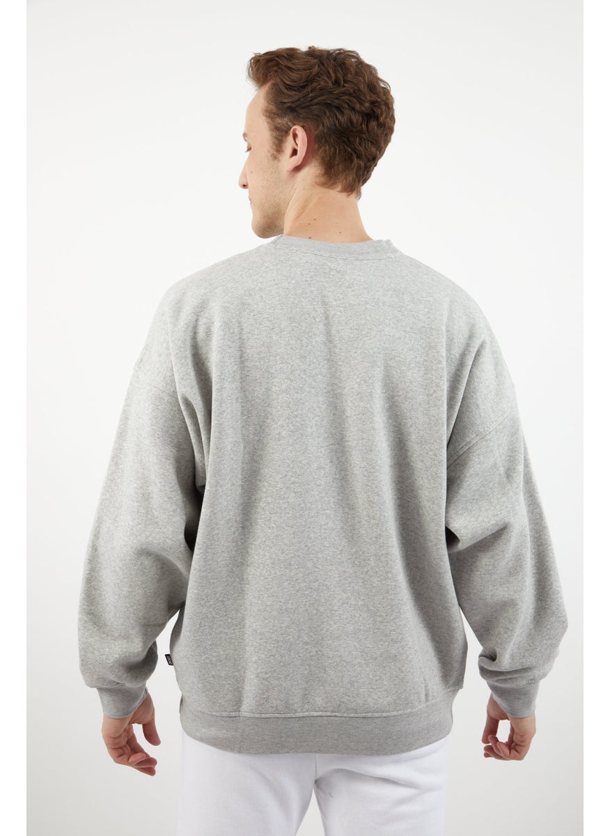 DKNY Sport Men Sportswear Fit Long Sleeves Outdoor Sweatshirt, Grey  - Image 4