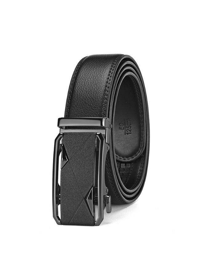 Men's Premium Genuine Leather Automatic Buckle Belt