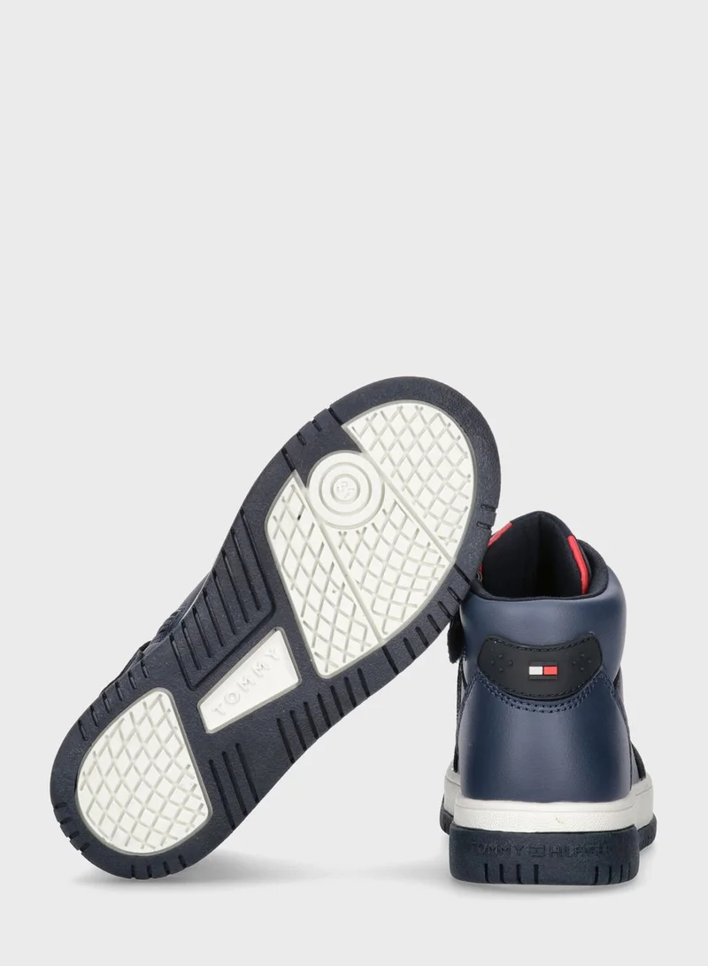 TOMMY HILFIGER Kids High Top Zipper Sneakers