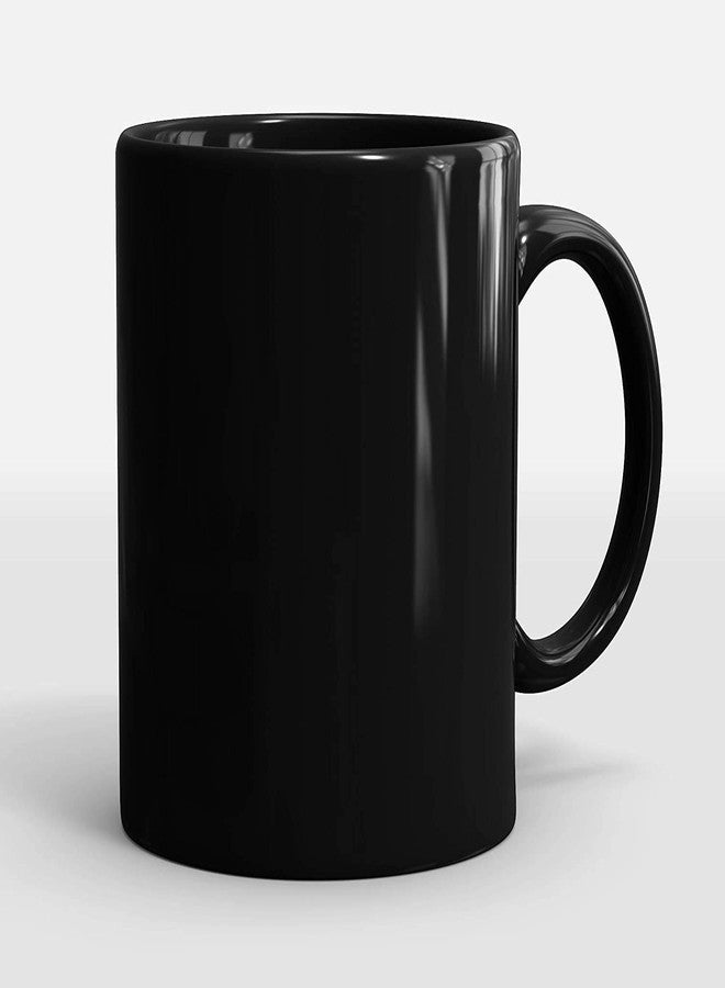 Wings Mart Ceramic Black Coffee Mug | Glossy 330 ml Plain Mug | Gift for Boyfriend, Girlfriend, Husband, Wife, Kids, Brother (Pack of 2) - Image 5