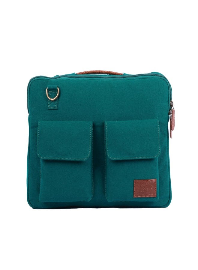 Mona B Cleveland Laptop Sleeve Bag for Men & Women - Stylish, Durable & Eco-Friendly (Teal) - Image 1