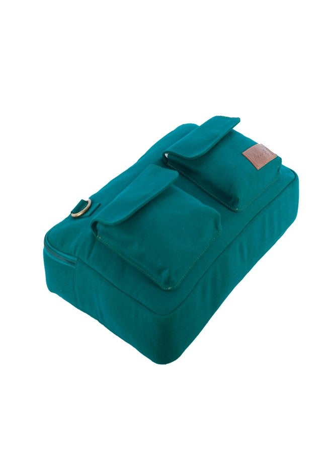 Mona B Cleveland Laptop Sleeve Bag for Men & Women - Stylish, Durable & Eco-Friendly (Teal) - Image 5