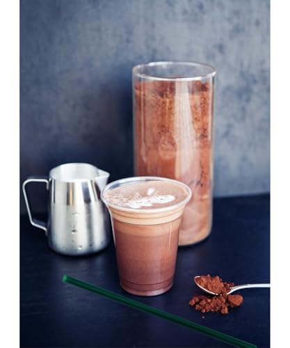 Aatriet 16 oz Clear Plastic Cups with Lids and Straws, Disposable Coffee Cups 25 Sets - Image 5