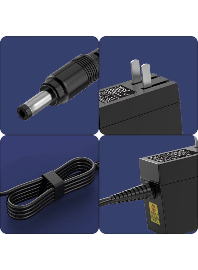 Delippo Power Adapter Cable For Tsinghua Tongfang Display Tf 220ew 200aw E1901n, Suitable For 12v 2.5a/2.6a/3a Chargers, Round Plug, 5.5mm - Image 2
