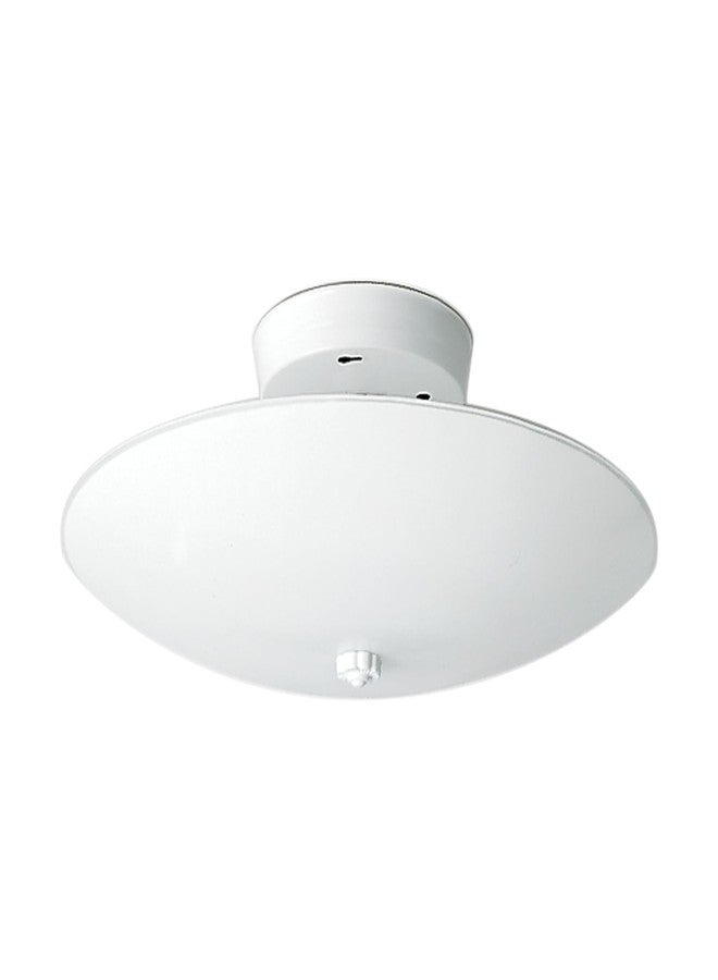 Nuvo SF77/823 Round Close to Ceiling Fixture, White - Image 1